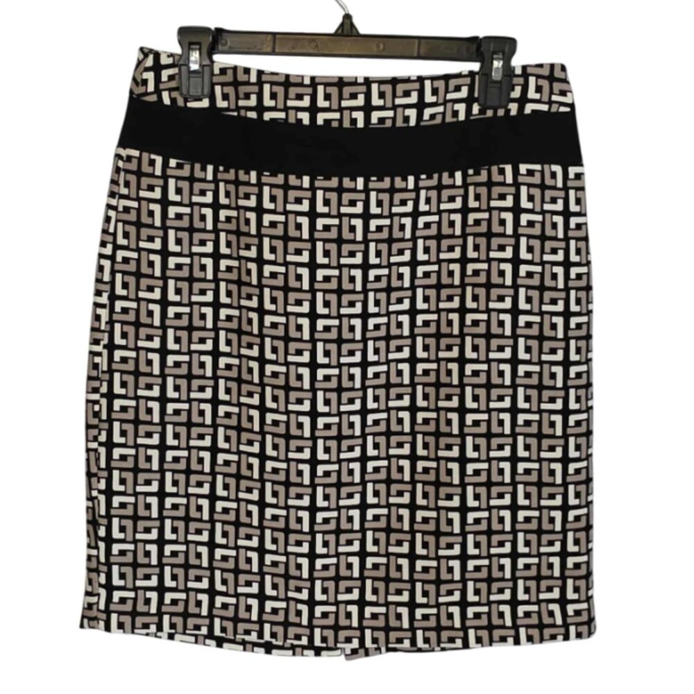EUC Banana Republic Geometric Pattern Skirt